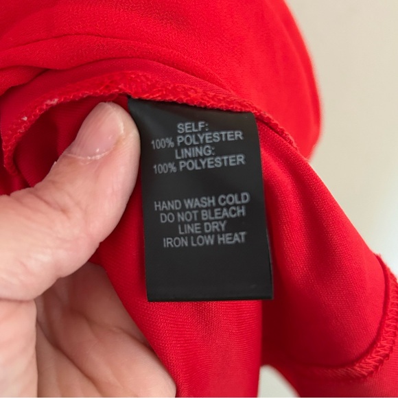 Lulu's Vibrant Red Dress - Picture 3 of 4